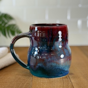 Mok, grote koffiekop, theekop, porselein op wiel, 22 oz. 1671