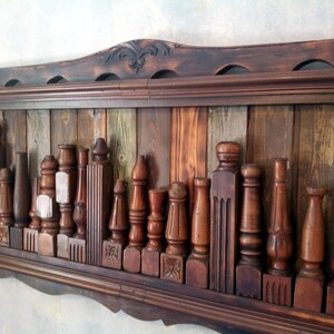 vintage wall art from reclaimed wood. Unique art piece . contemporary wall art. Theme (the city)