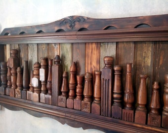 vintage wall art from reclaimed wood. Unique art piece . contemporary wall art. Theme (the city)