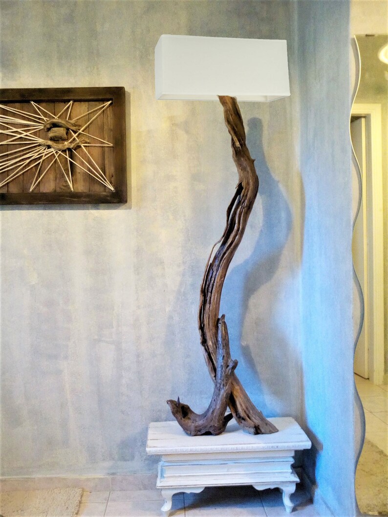 Driftwood Floor Lamp