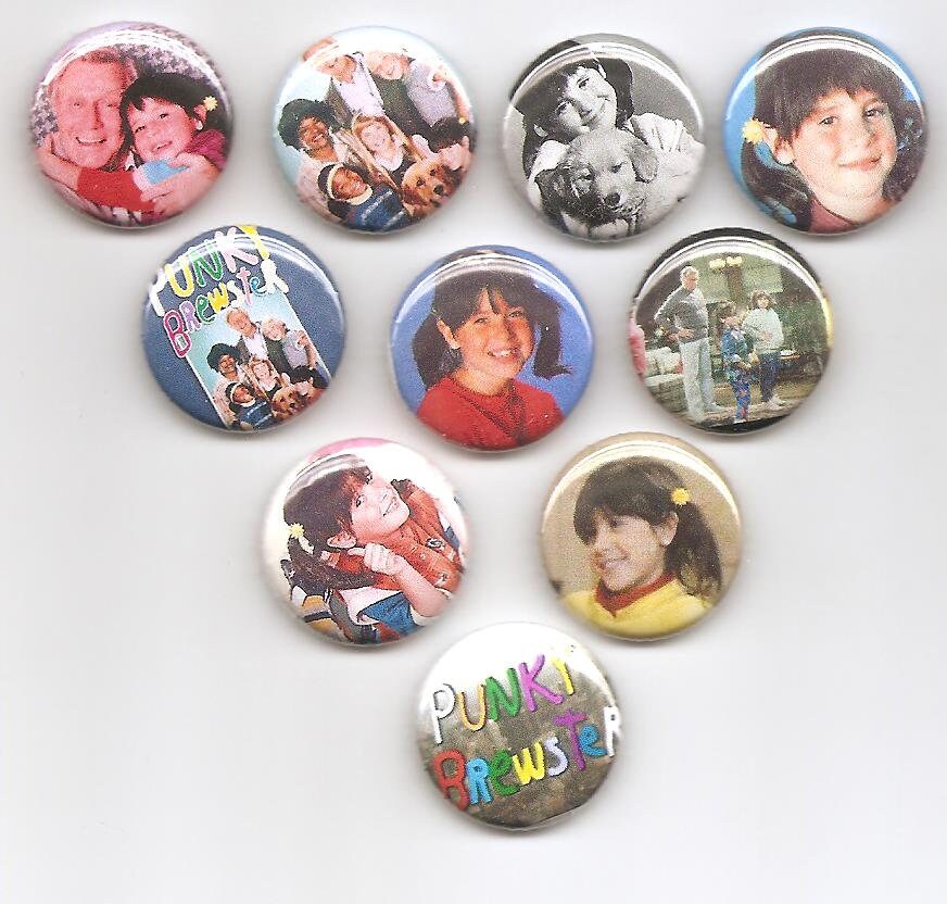 Punky Brewster Pin Button Set 1