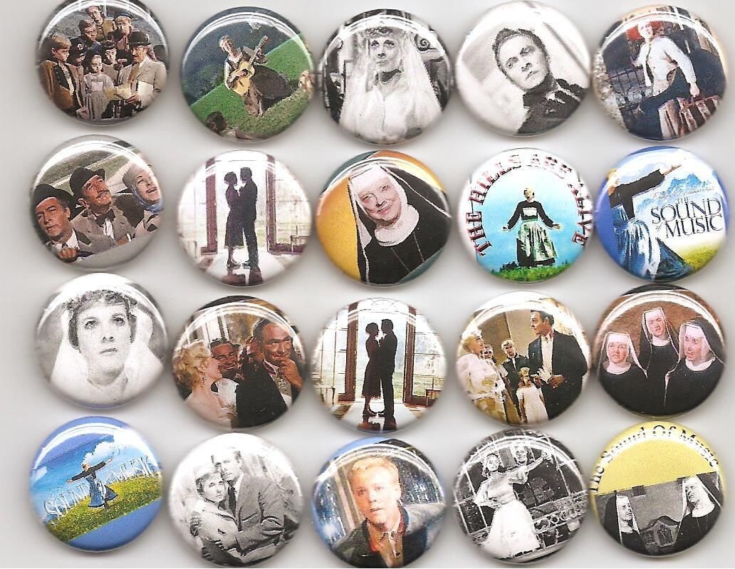 The Sound Of Music Deluxe Set of 20 Pins Button Badge Pinback Etsy