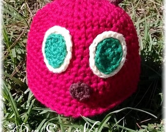 Custom Handmade Crochet Caterpillar Bug Hat Newborn-Adult