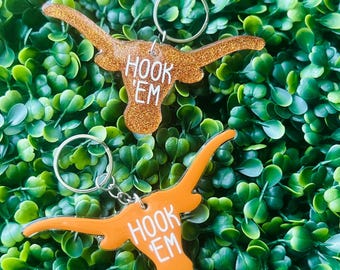 Texas Longhorn Keychain