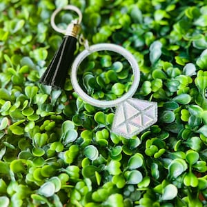 Diamond Ring Keychain - Etsy