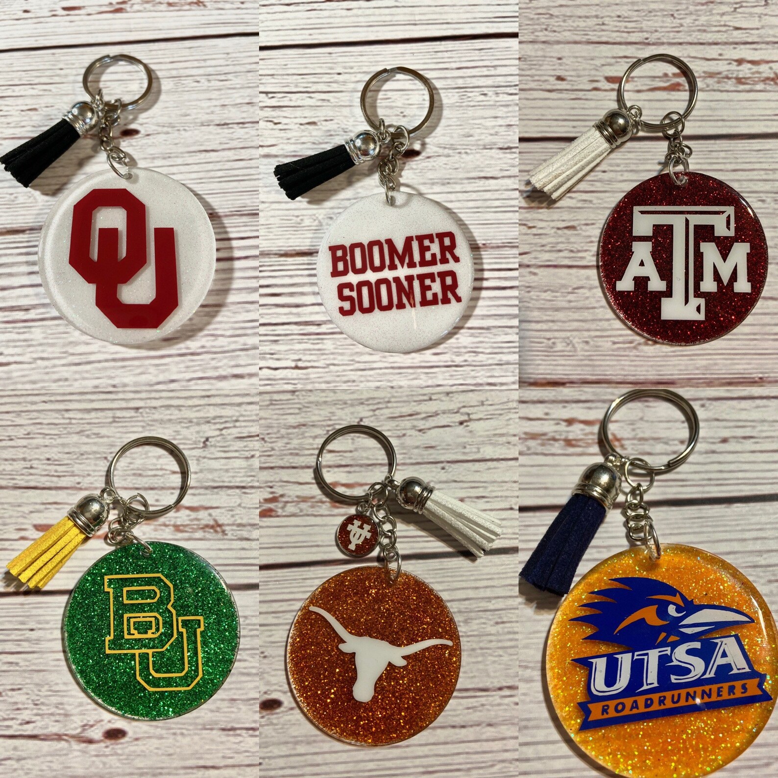 College Keychains Etsy