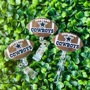 Cordino Porta Badge Dallas Cowboys Con Clip E Portachiavi – NFL - Foto 2