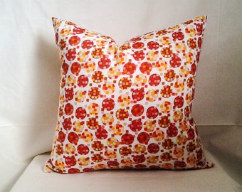 Multicolored Dots Pillow Cover, 16x16 Pillow Cover, Decorative Pillow, Toss Pillow, Home Decor, Summer, Spring Decor, Girl Bedroom Decor