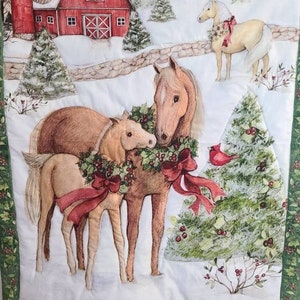 Horse and Wreath Wall Panel