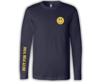 Team Do It For You | 'Do It For You' Smiley Face Long Sleeve Shirt | Winter 2024
