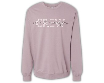 Commit + Conquer Crew | Classic Crewneck Sweatshirt