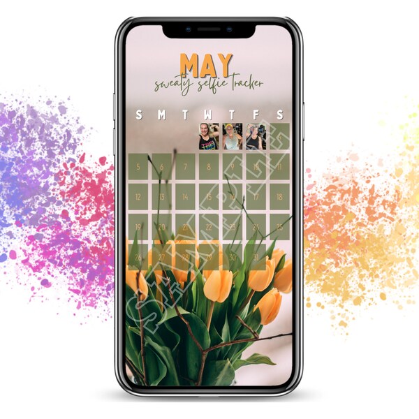 May Sweaty Selfie Tracker | Social Media Tracker | IG Stories | IG Template