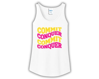 Commit + Conquer Crew | Tank Top | Summer 2023