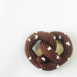 Knit Pretzel Rattle