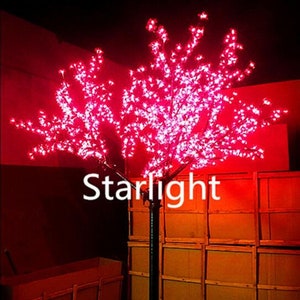 10ft 1,152pcs LEDs Outdoor Rainproof Cherry Tree Light Wedding Holiday Home Decor Red Blue Green Pink Purple White Warm White Yellow Option