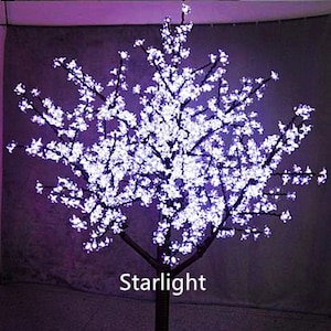 5 piedi/1,5 m LED Albero di ciliegio in fiore Luce regalo di Natale Esterno Matrimonio Festa Giardino Decorazione della casa Luce notturna antipioggia Albero artificiale