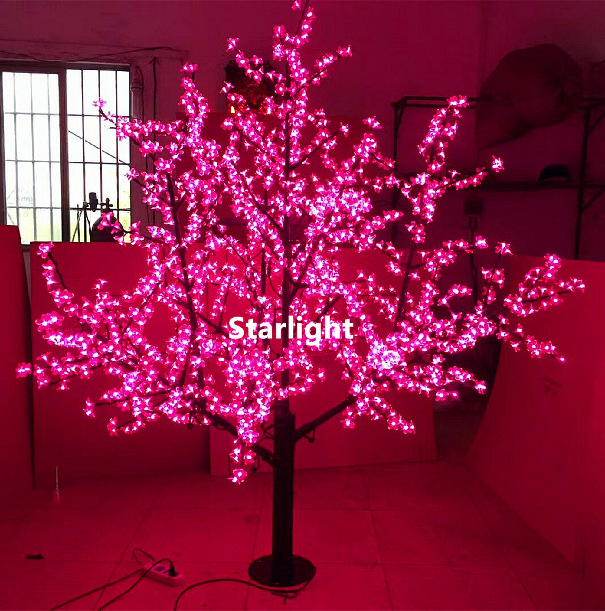 2 m 1.248 Stück LEDs Kirschblüte Baum Weihnachtslicht Hochzeit Urlaub  Wohnkultur Rot / Blau / Grün / Pink / Lila / Weiß / Warmweiß / Gelb Option  -  Österreich