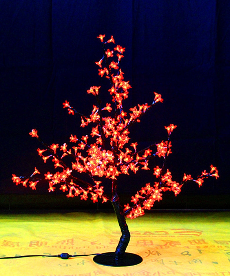 0.8m/31.5 LED Bonsai Cherry Blossom Tree Light 200pcs Etsy