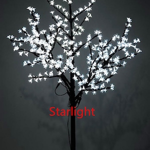 Indoor/Outdoor 5ft LED Cherry Blossom Tree Wedding, Holiday, Home Decor Red/Blue/Green/Pure White/Warm White/Pink/Purple/Yellow for Option
