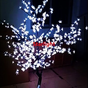 5ft Outdoor Multi colour Change via Remote Controller(21 function) LED Cherry Blossom Tree Christmas Tree Wedding Party Yard Garden Light