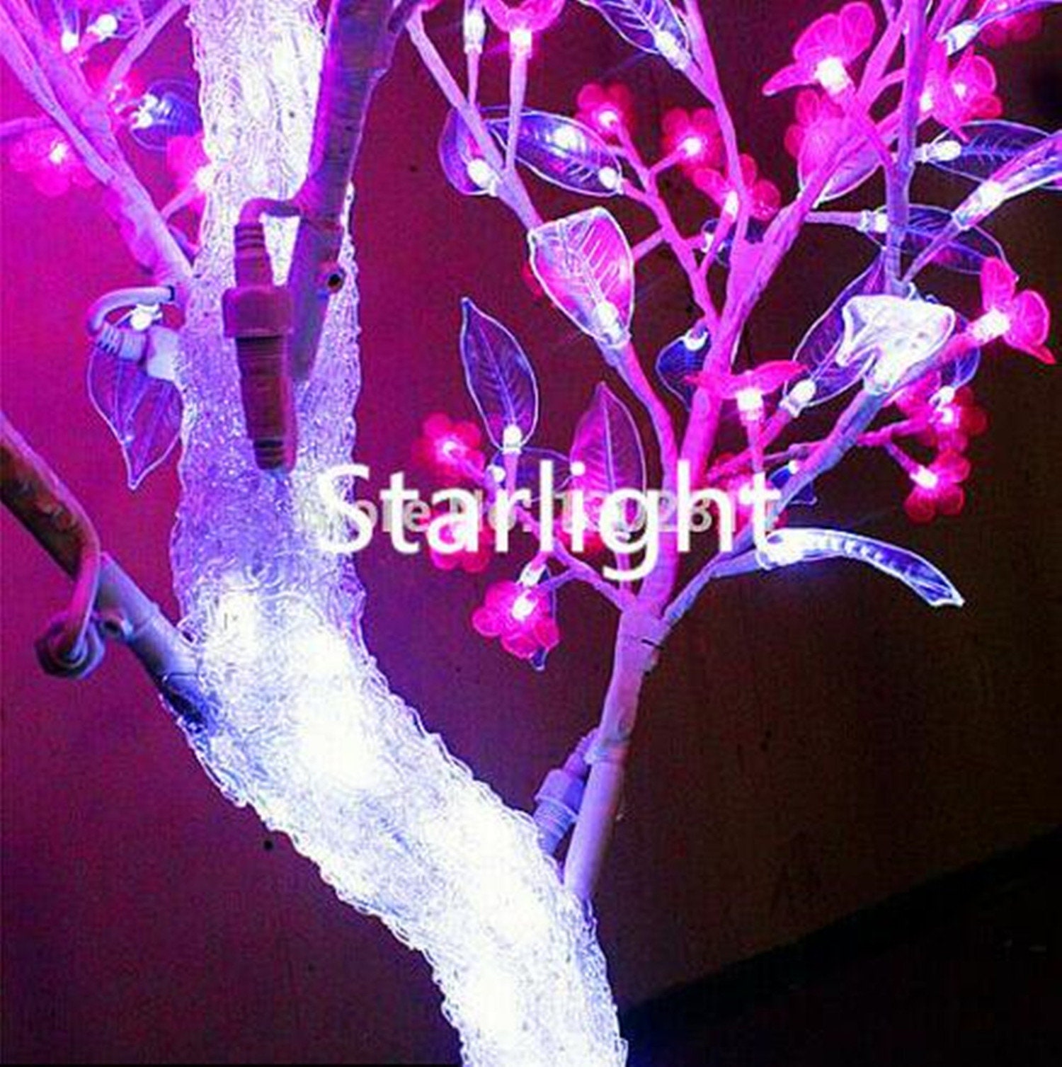 5ft / 1.5m Outdoor LED Kristall Kirschblüte Baum Rosa Blume Klarblatt Haus  Party Hochzeit Garten Weihnachtslicht Dekor Regendicht 576 LEDs - .de