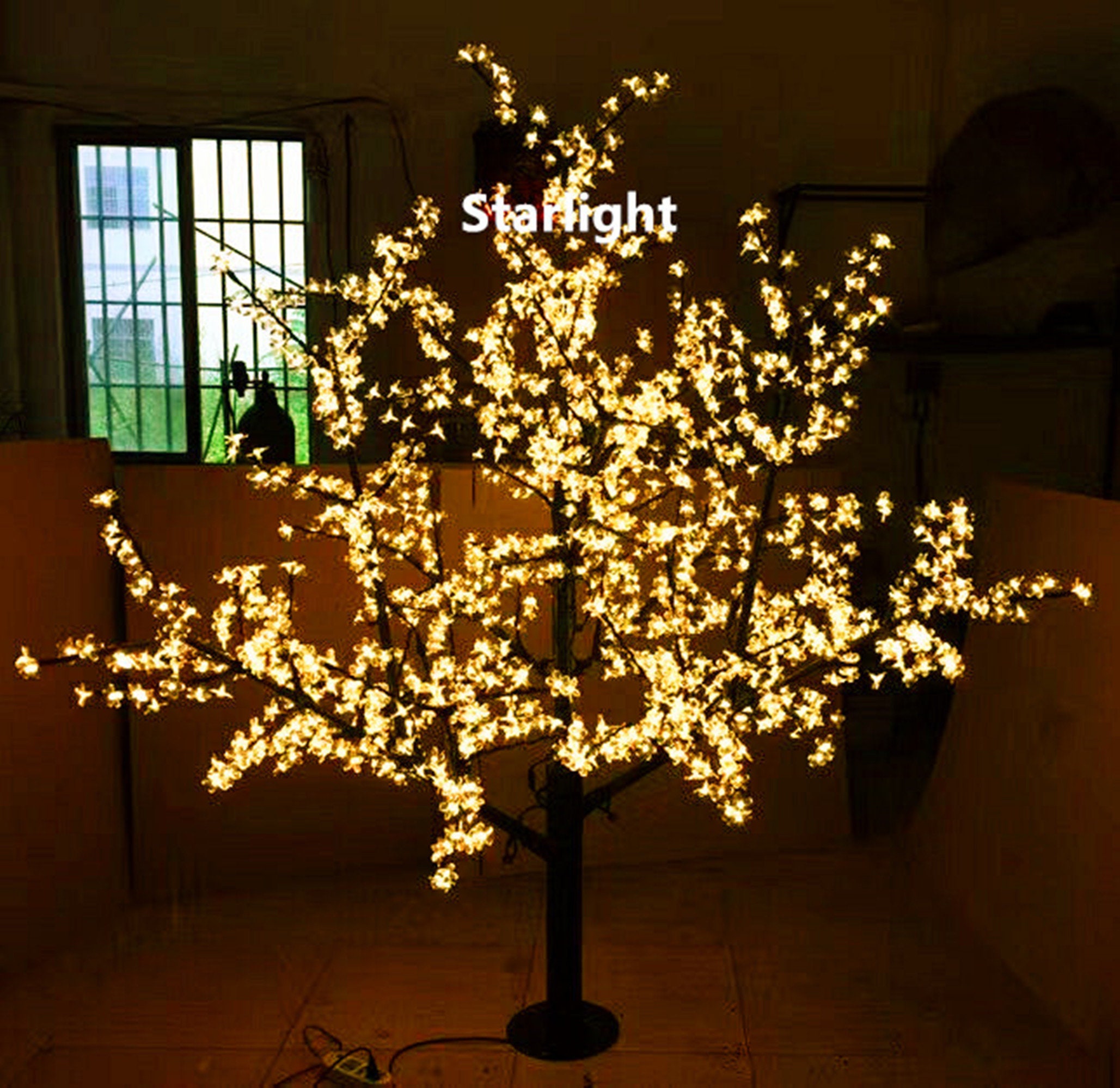 0.8m/31.5 LED Bonsai Cherry Blossom Tree Light 200pcs Leds Christmas Light  Tree Holiday Night Light LED Artificial Tree Light Outdoor Usage -   Hong Kong