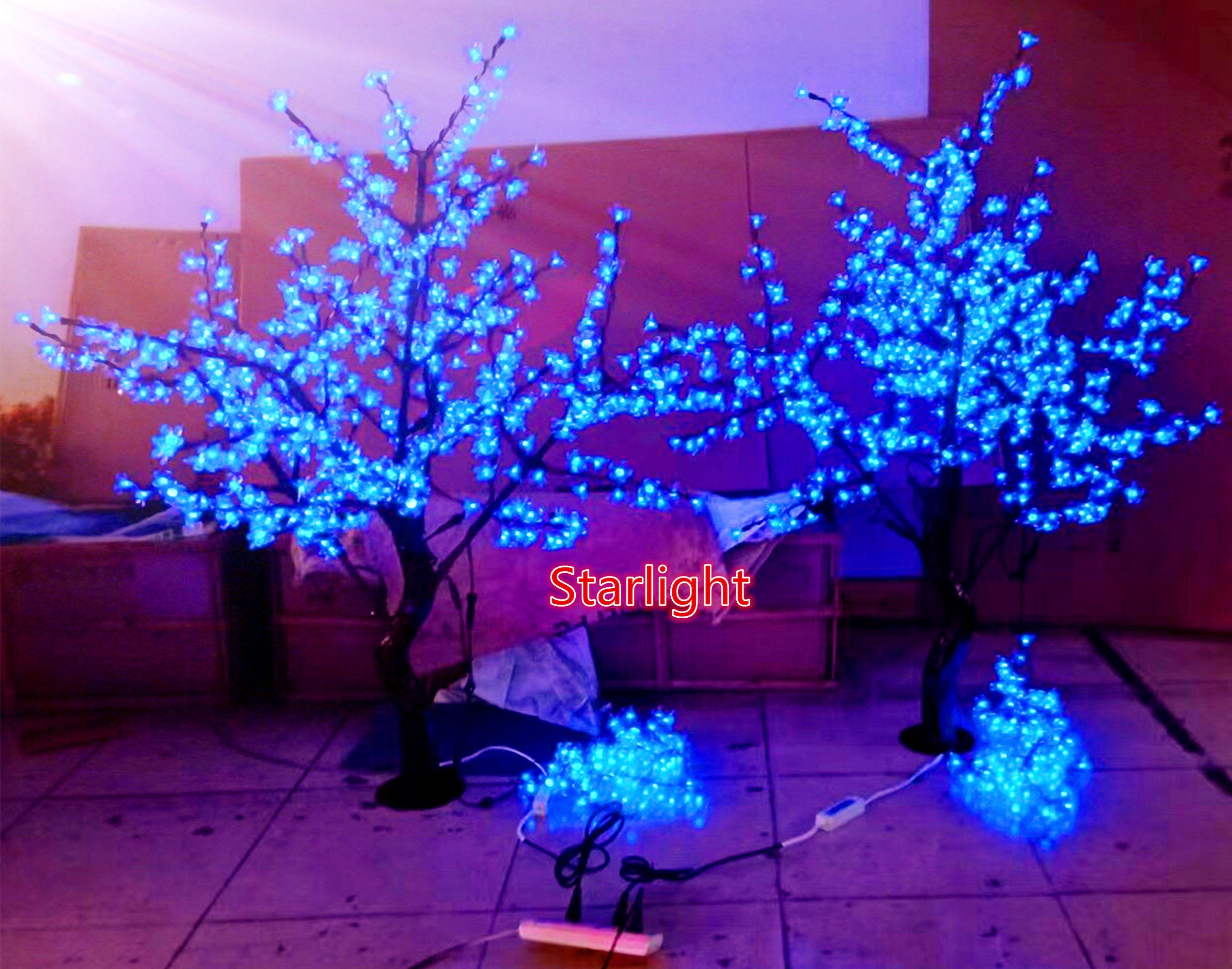 Outdoor 5ft RGB Change Color 21 Function LED Cherry Blossom