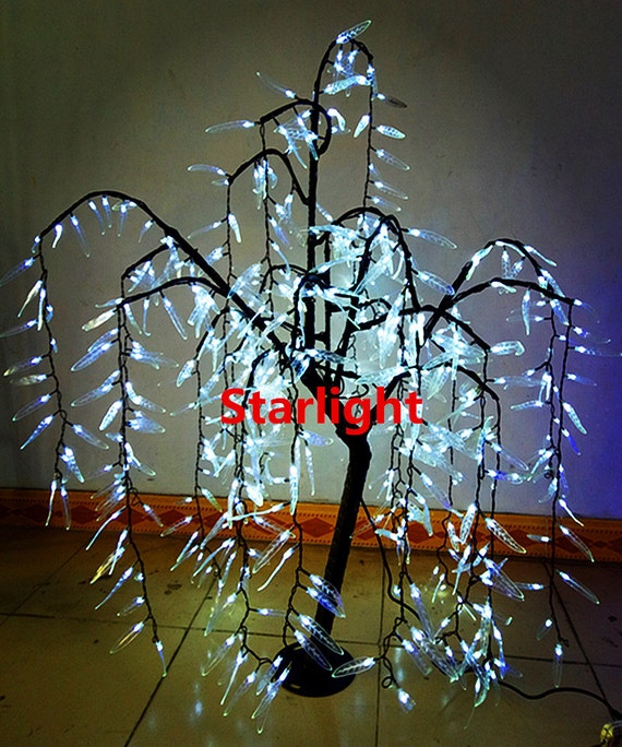 Outdoor 5ft LED Künstliche Weide Trauerbaum Licht Weihnachtsgeschenk Rot  Blau Grün Reines Weiß Warmes Weiß Gelb Rosa Lila Option Regenfest -   Österreich