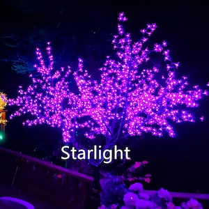 7.5ft / 2.3m 1248 Stück LED-Farbänderung Künstliche Kirschblüte Weihnachtsbaum 21 Funktion per Fernbedienung Hochzeit Hausgarten Yard Licht