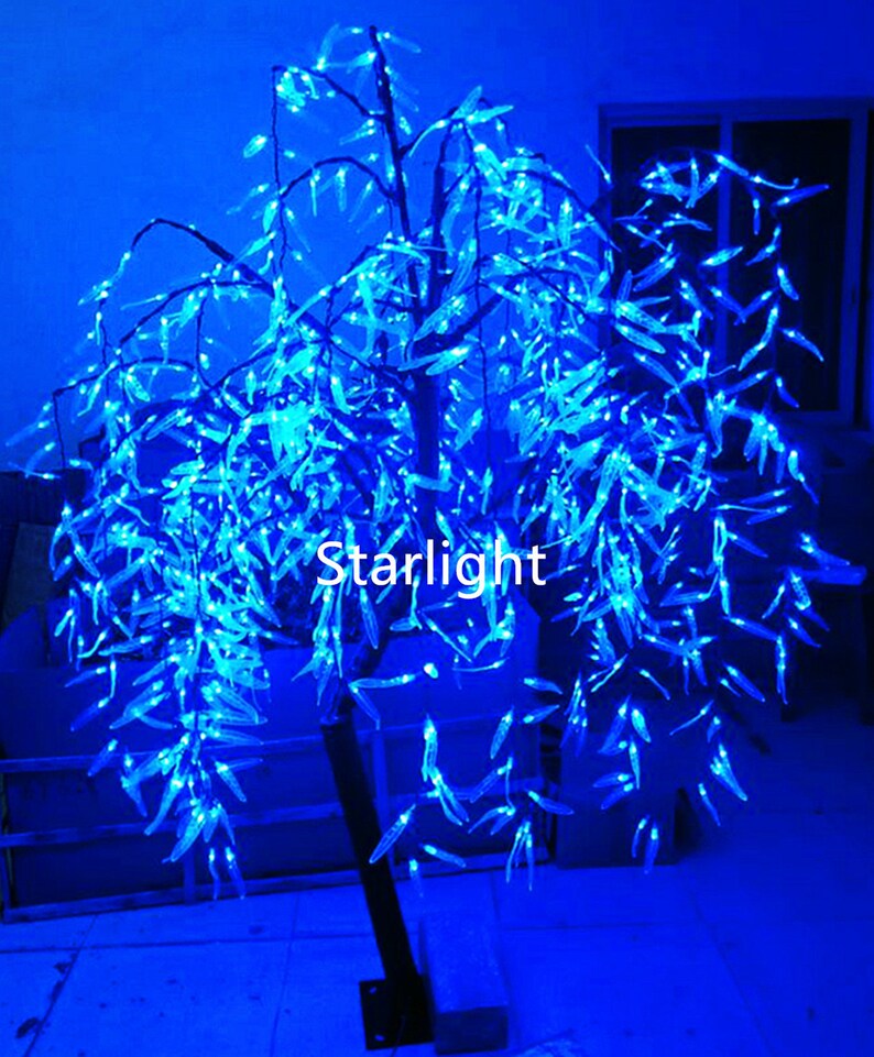 945pcs LEDs Artificial Willow Weeping Tree Christmas Holiday Etsy