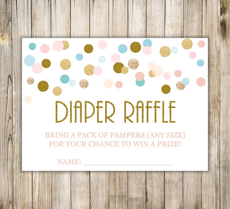 Blue Pink Gold Diaper Raffle Pink Blue Gold Baby Shower Etsy Blue Pink Gold Diaper Raffle Pink Blue Gold Baby Shower Etsy