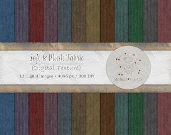 Ribbed Fabric Digital Texture, Seamless Plush Textile (Digital Download)