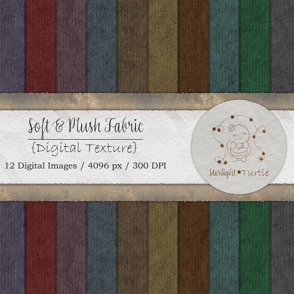 Soft Plush Ribbed Fabric Digital Texture, Seamless, Textile, Dark Bold Colors, Digital Art, Instant Download, Commercial Use