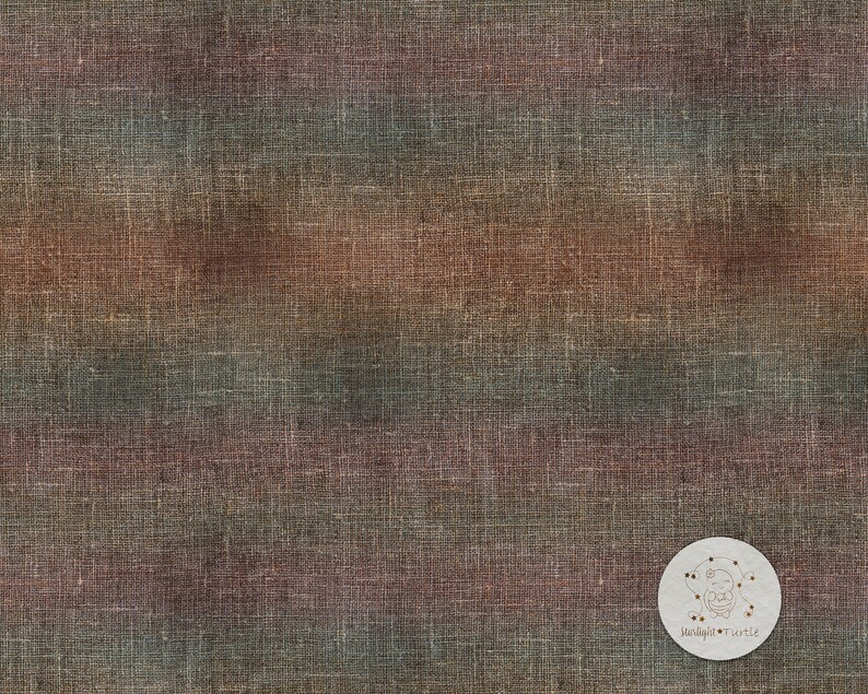 May include: A seamless pattern of brown, green, and purple hues on a textured linen background. The pattern is subtle and creates a soft, calming effect. The pattern is perfect for use in home decor, fashion, and other creative projects.