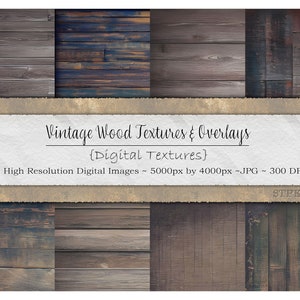 Texturas, superposiciones de fotografías o fondos de madera envejecida vintage