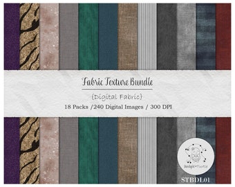 Digital Fabric Bundle Pack of 240 High Resolution Images