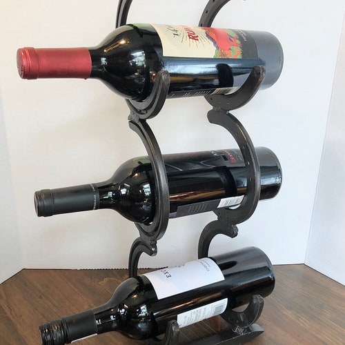 Horseshoe Wine Rack Etsy