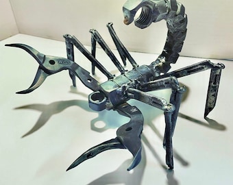 Scrap Metal Scorpion Sculpture Etsy