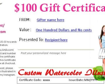 Gift Certificate  --  Select Value