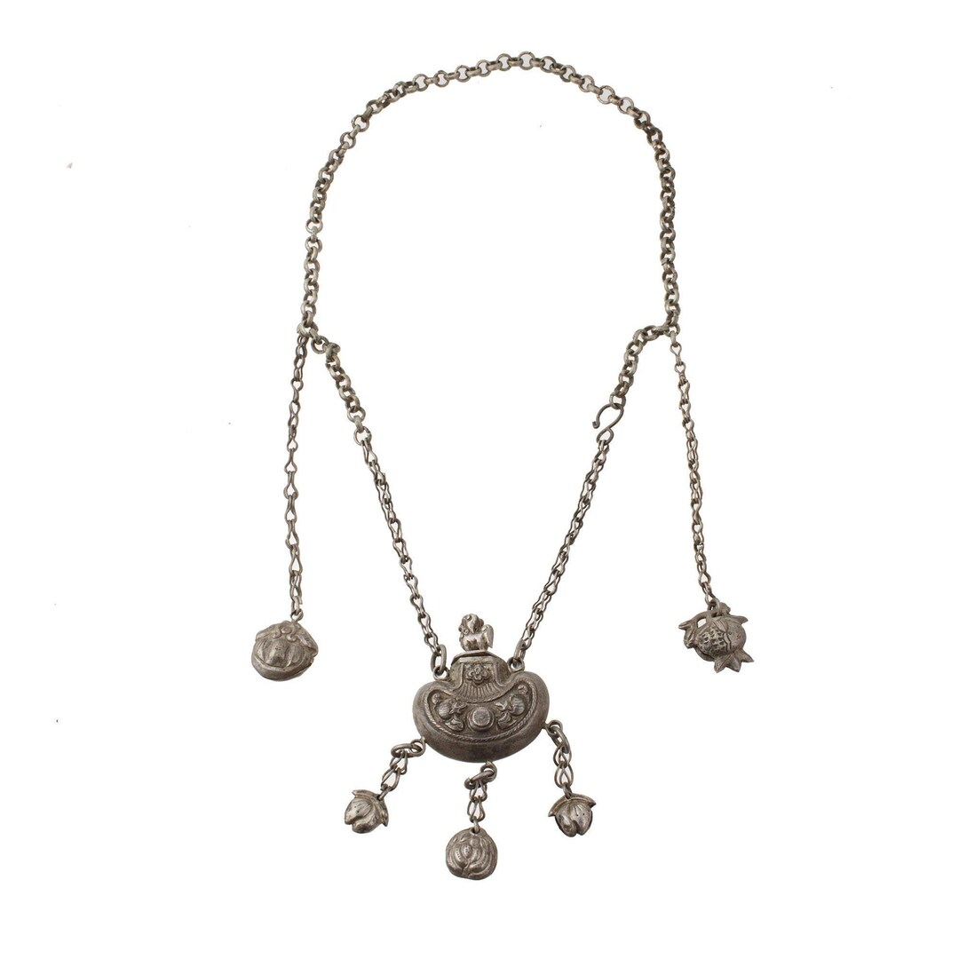PRY Antique Silver Chain Necklace シュウト Antique Silver Chain Necklace – PRY