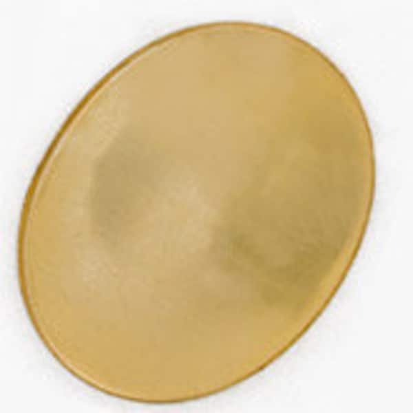 Vintage brass setting for 40x30mm cabochon. Pkg of 1. b9-0644