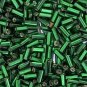 Vintage Czech bugle beads. 5x2mm. 10-gr. bag. b17-019