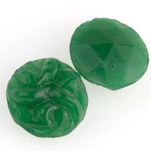 Jahrgang geformt florale Stein. 15 mm. 2 Pkg. B5-425