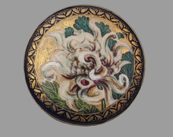 Antieke Japanse Satsuma-hanger uit de Meiji-periode. Doorsnee 1,6 inch. pdor705
