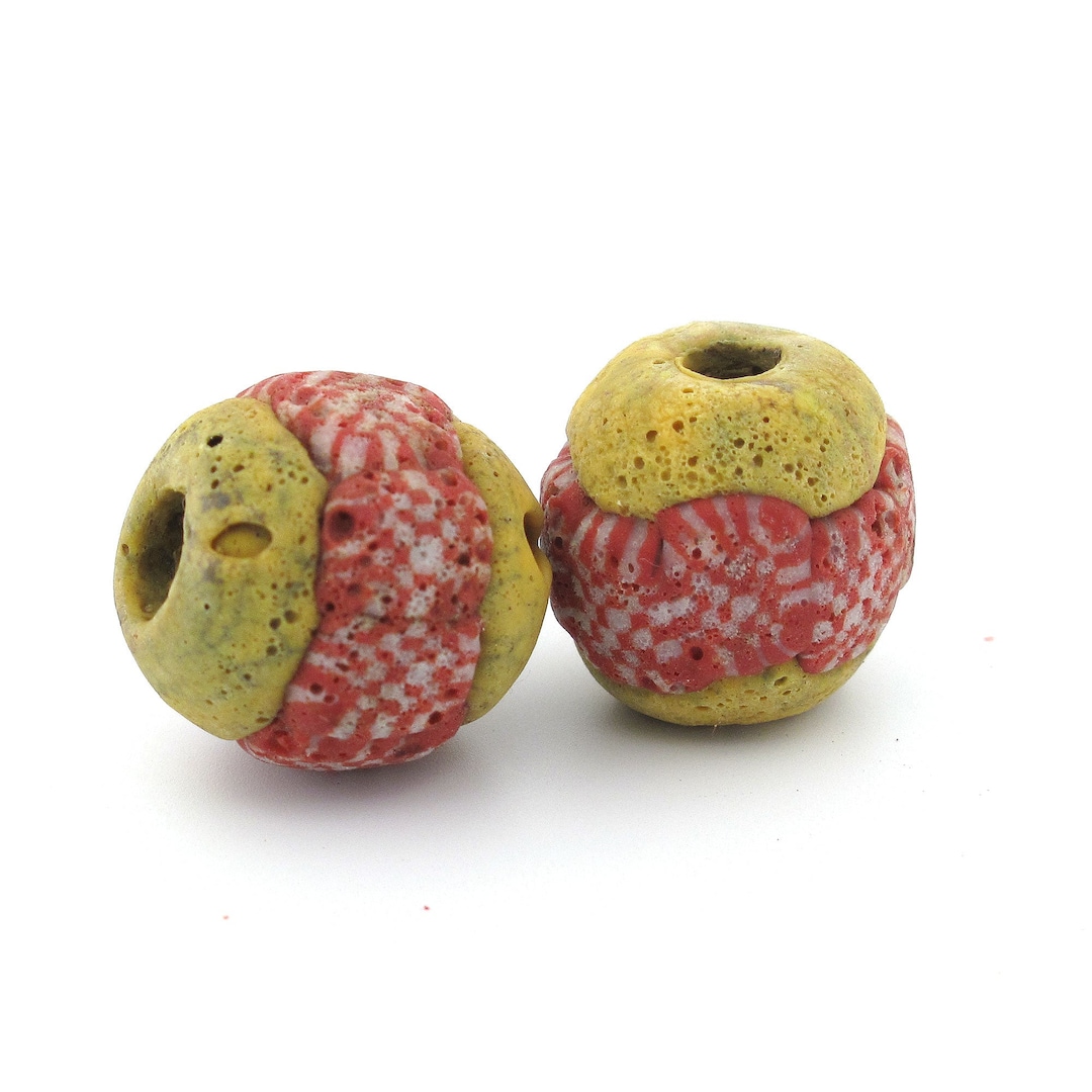 Ancient Roman Era Islamic Checkerboard Mosaic Reproduction Bead ...