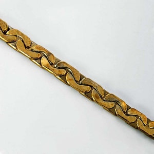 Vintage solid brass swag chain. 7mm. Sold per foot. b12-chn598