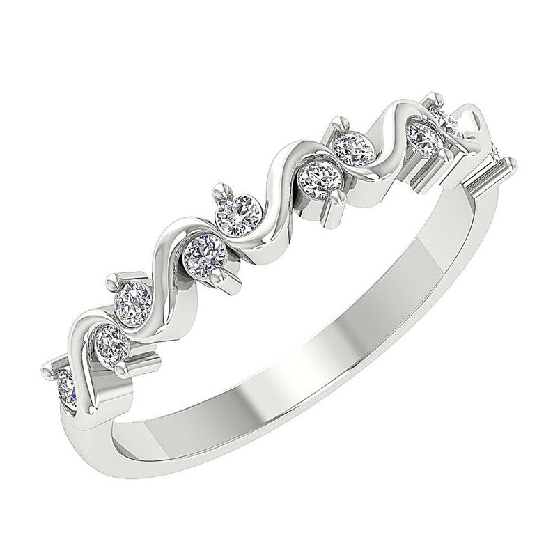 Antique Designer Engagement Ring SI1 G 0.30 Carat Genuine Diamond Prong Set 14K White Yellow Rose Gold 3.40 MM Ring Size 3-11