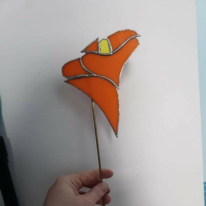 Stained Glass Garden Stakes (Calla Lily and Tulip)