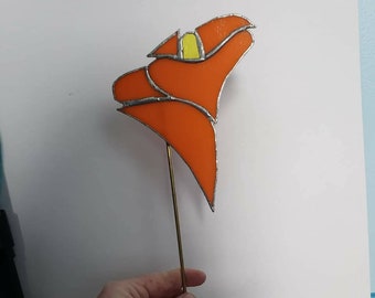 Stained Glass Garden Stakes (Calla Lily and Tulip)