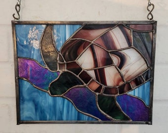 Stained Glass Sea Turtle